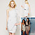  TS One Shoulder Gathered Style Belted Dress Inspired by Celebrity Style