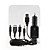  5-in-1 USB Power Car Charger for Nintendo DS Black