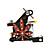  6 Guns Tattoo Kit with LCD Power and 54 Color Ink
