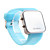  Montre LED Sportive en Silicone, Unisexe - Bleu Clair