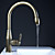  Antique inspired Pull Down Kitchen Faucet (Antique Brass Finish)