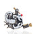  professionele tattoo kits voor de voering en schaduw met een lcd-voeding