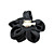  satijn met bloem / corsage imitatie parel