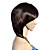  Capless Medium Length High Quality Synthetic Dark Brown Straight Hair Wig