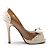  Patent Leather Upper High Heel Peep-toes With Bowknot Fashion Shoes