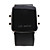 Coppia di orologi LED in silicone - Nero e Rosa