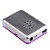  plug-in de carte Micro SD TF lecteur de carte lecteur mp3 de musique - violet