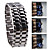  Cobra - Unisex Blue LED Faceless Wrist Watch (Black)