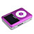  plug-in de carte Micro SD TF lecteur de carte lecteur mp3 de musique - violet
