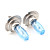  Ampoules Blanches Très Lumineuses pour Voiture (DC 12V/Paire), HOD H7 100W 6000K