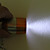  weiße LED ultrahellen LED-Taschenlampe (orange)