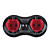  dubbele laadstation voor de ps3 te verplaatsen navigatie controller (zwart / rood)