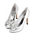  La tomaia in pelle tacco a spillo pompe con strass matrimonio / partito / sera scarpe