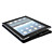  Custodia in pelle PU ruotabile di 360°con supporto per iPad 2