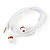  In-Ear Stereo Headphones Thick Cable (Red)