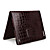  marrone 2 in 1 custodia protettiva in pelle di coccodrillo per ipad