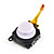  substituição 3d rocker botão joystick analógico para psp 3000 (roxo)