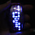  Reloj Pulsera LED Futurista Tipo Brazalete - Negro