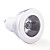  GU10 3W 150LM RGB Lys LED Spot Pære med Fjernbetjening (85-265V)