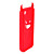  Devil Protective Silica Gel Case for iPhone4 - Red