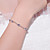  Damen / Kind Kristall Bettelarmband in Silber-Legierung