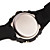  Orologio unisex automatico, analogico, multi-funzione, cinturino in silicone - Nero