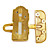  Wireless U-buckle Door Lock with 90dB Magnet Alarm