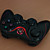  ultra fil de jeu de contrôleur double choc pour la ps3 (en rouge)