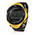 Waterproof Solar Powered Automatic Watch with Alarm & EL Light & Chronograph - Yellow
