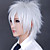  cosplay parrucca ispirata Gintama Sakata Gintoki