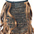  High Quality Synthetic 18.50" Curly Natural Dark Brown Ponytail