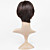  Capless Short Straight Brown 100% Human Hair Wig