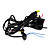  2,8 tommers bil projektor h1/h7/9005/9006 linse lys bi-xenon HID (blå)