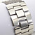  mouvement des femmes en argent pc bande blanche bracelet de montre cadran avec diamant décoration czechic