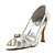  Top Quality Satin Upper High Heel Sandals With Rhinestone Wedding Bridal Shoes