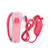  2-in-1 MotionPlus Remote Controller and Nunchuk + Case for Wii/Wii U (Pink)
