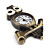  Stainless Steel Pocket Watch with Chain