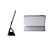  Geniune ROCK Nakedshell Protective Back Case with Screen Guard for iPad 2 Smart Cover