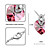  Crystal Hearts Happy Necklace