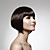  capless 100% cheveux humains courte de style Bob perruque de cheveux 5 couleurs au choix