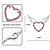  crystal angel hart ketting