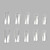  100 pro duidelijke half goed valse acryl nail art tips