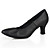  zwart lederen bovenkant van vrouwen ballroom pactice dansschoenen moderne schoenen