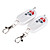  3-clave de control remoto mini-llavero