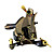  3 handmade Damaskus Tattoo Gun Kit mit LCD Power