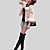  Manga 3/4-length faux fur envoltórios ocasião especial jaqueta / (mais cores)