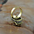  cranio Anello - strass in lega