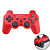  GOiGame Draadloze PS3 Dualshock 3 Controller (rood+zwart)