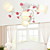  Floral Ceiling Light with 4 Lights in Rose Decorration