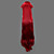  cosplay paryk inspireret af sort butler Grell Sutcliffe